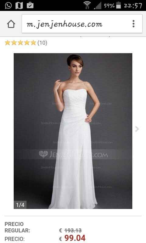 Ya llego mi vestido de internet jj'shouse - 1