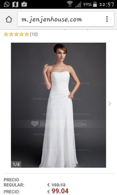 Ya llego mi vestido de internet jj'shouse - 1