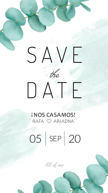 Nuestro Save the date 1