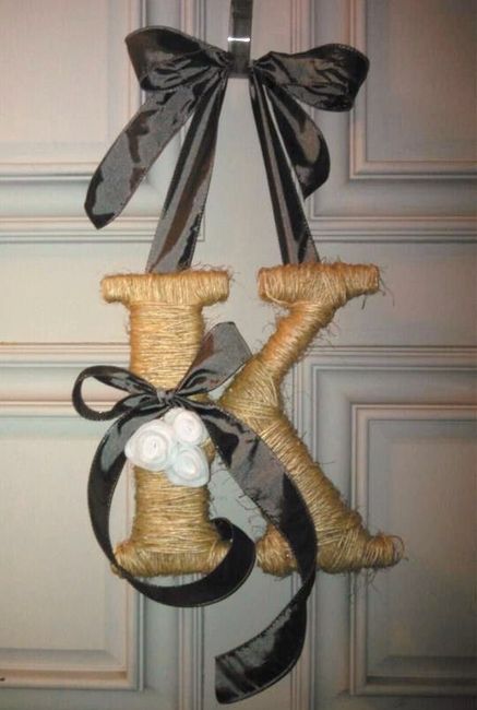 Letras para decoración bodas
