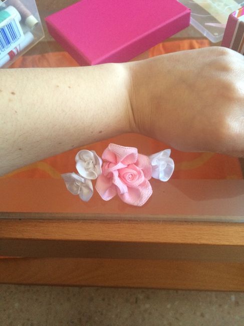 Pulseras de tela de vestido - 1