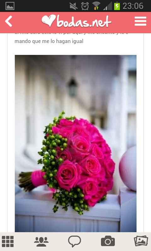 Ramos de novia fucsias - 1