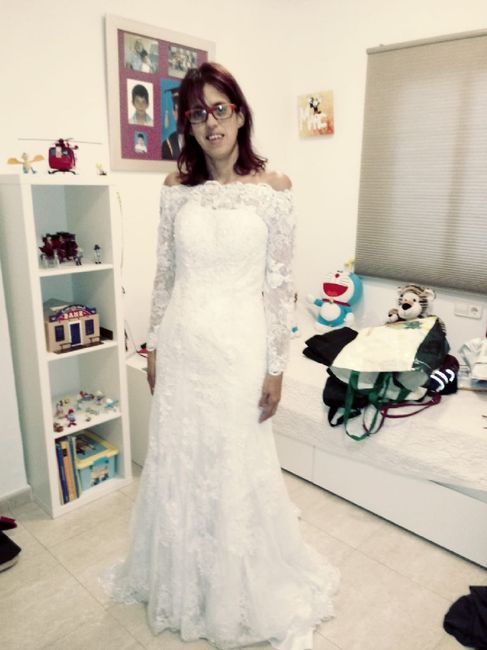 me ha llegado mi vestido - 1