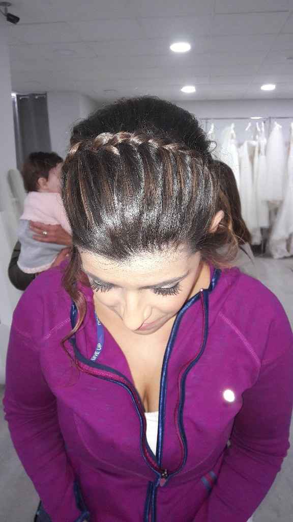 Pueba de vestido y peluquería - 1