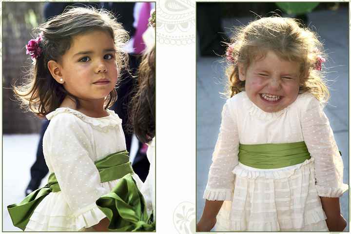 Niños en las bodas...