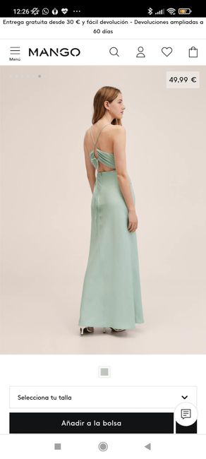 Vestido adolescente de 14 años 2