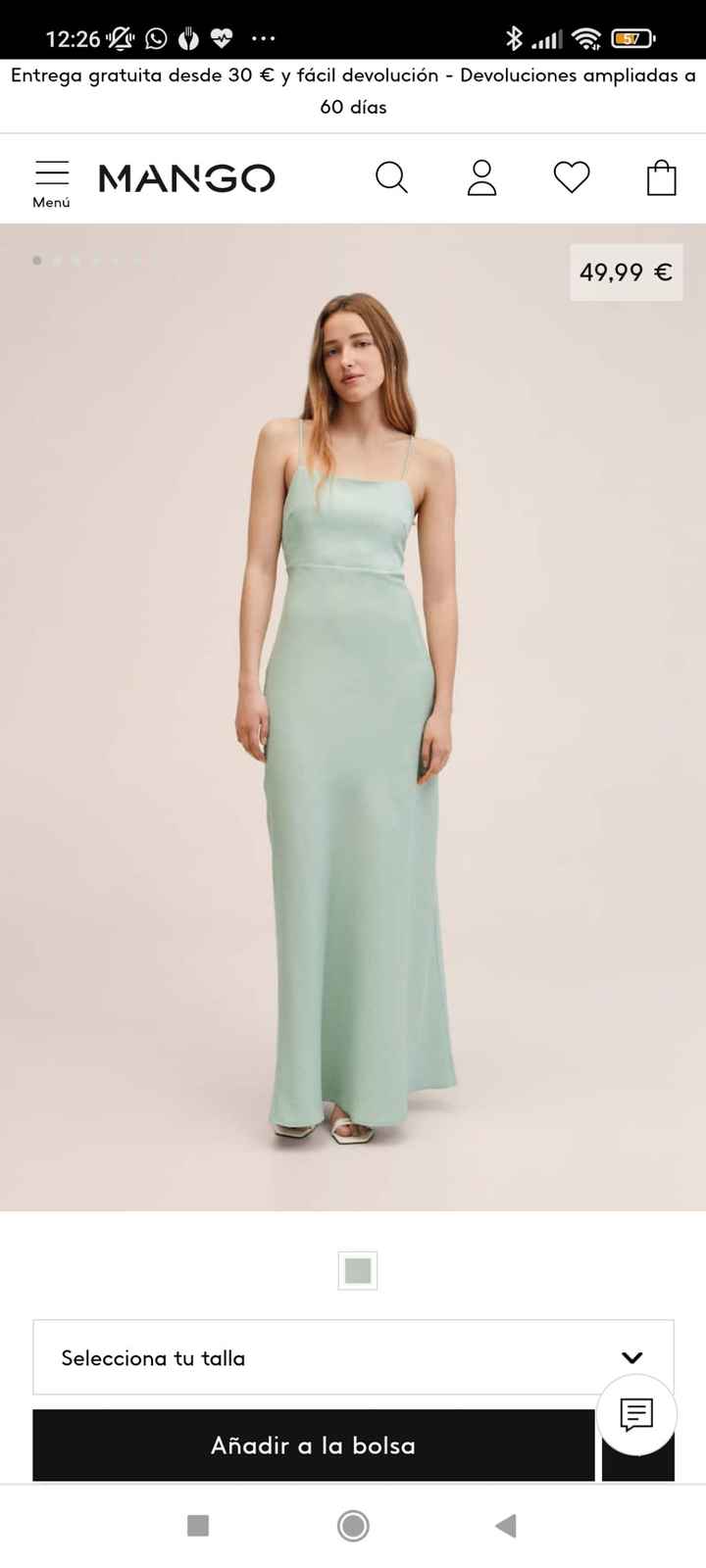 Vestido adolescente de 14 años - 1