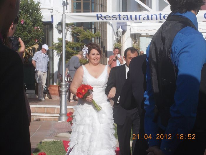 llegada de la novia