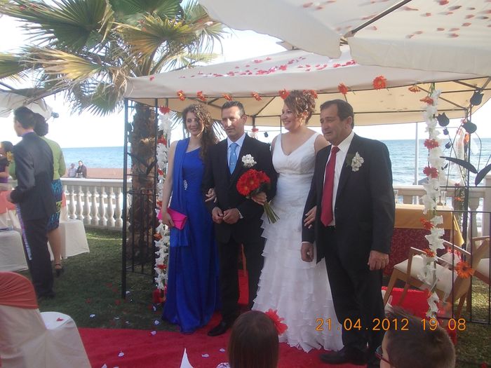 con los padrinos