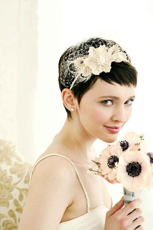 Ideas para peinados de novia pelo corto!!! sos - 3