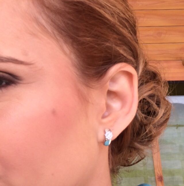 Pendientes copo de nieve - 1