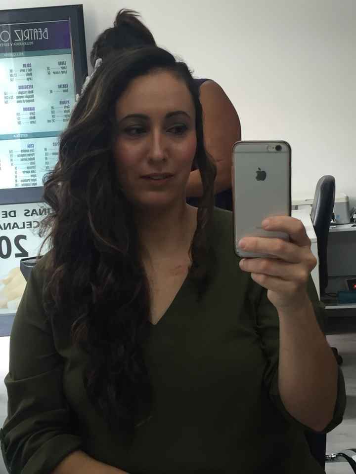 Prueba de peinado y maquillaje - 1