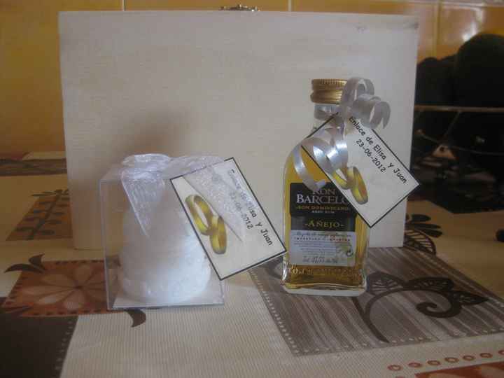 Los regalos para los invitados