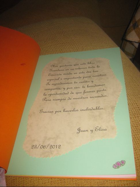 libro de firmas