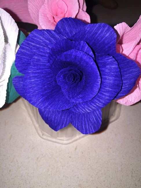 Flores echas de papel - 2