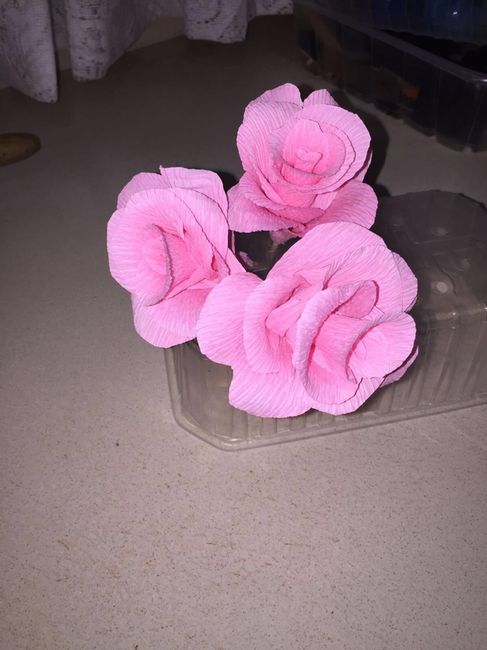 Flores echas de papel - 3
