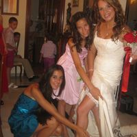 Con mi hija y mi sobrina.