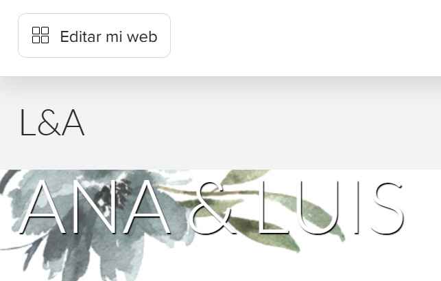 Duda iniciales en la web de boda! - 1