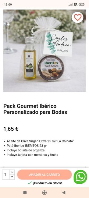 Aceites regalo invitados 2