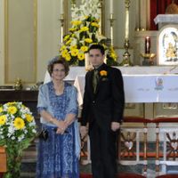 mi chico nervioso en el altar