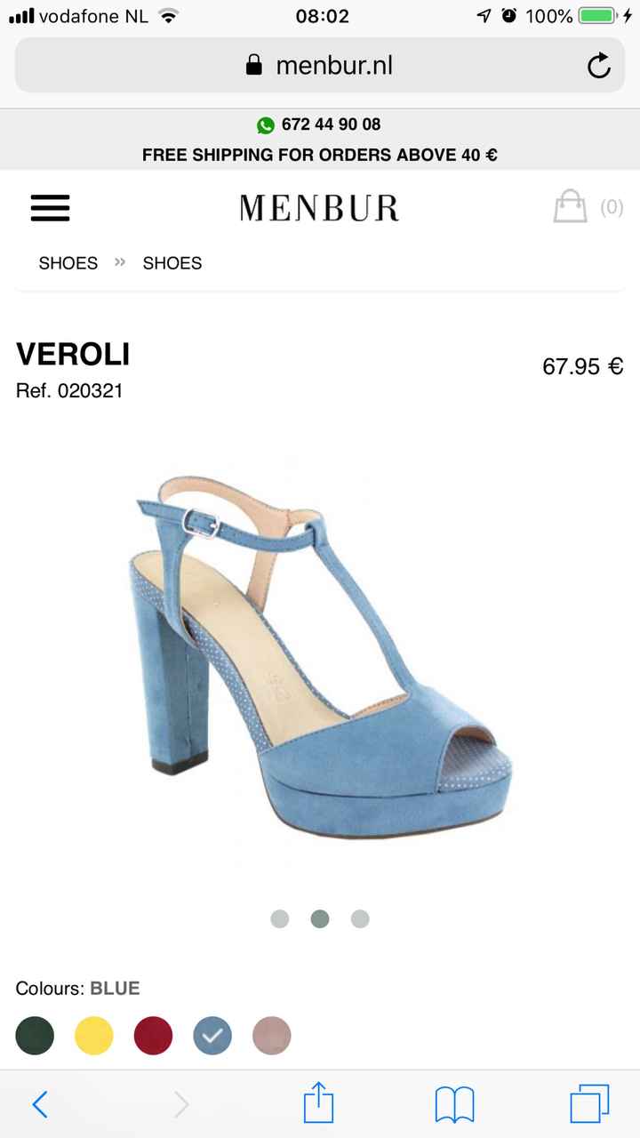 Zapatos azules - 1