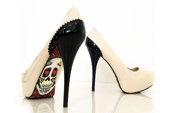 Zapatos pintados a mano diy - 1