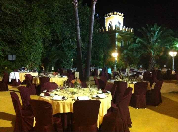 Cena al aire libre