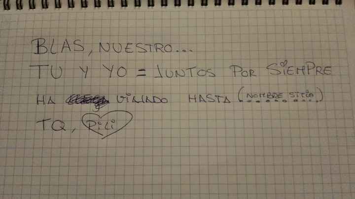 Ayuuda..!! sorpresa novio carteles - 1