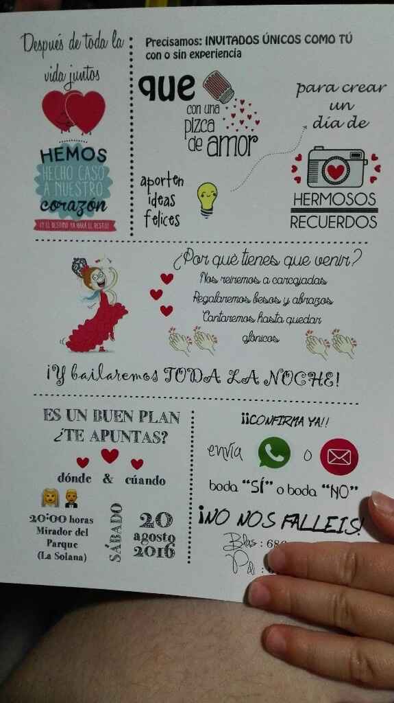 Encantada con mis invitaciones!! - 4