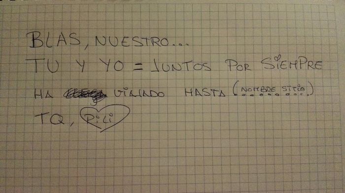 Ayuuda..!! sorpresa novio carteles - 1