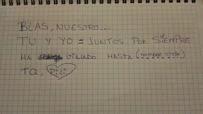 Ayuuda..!! sorpresa novio carteles - 1