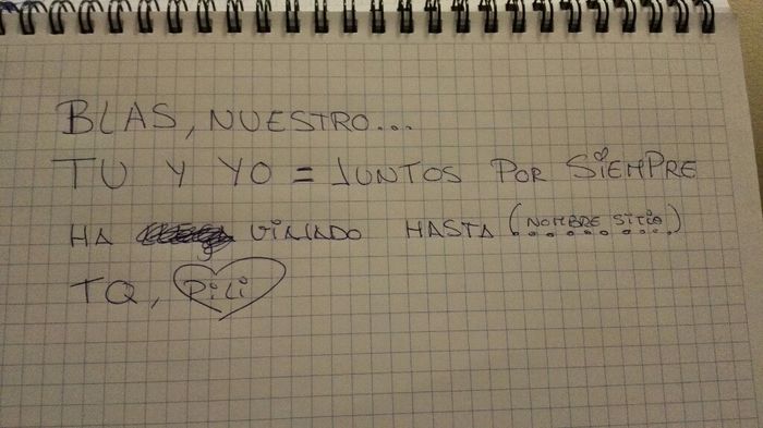 Ayuuda..!! sorpresa novio carteles - 1