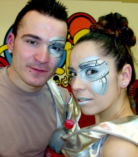david y yo en carnaval 2011