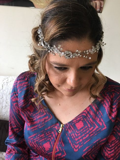 prueba de peluqueria y maquillaje
