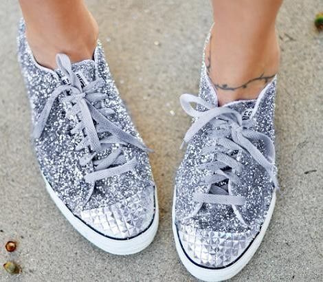 Converse con brillantes