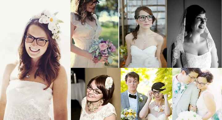 Novias con gafas