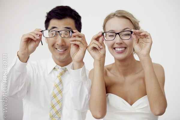 Novias con gafas