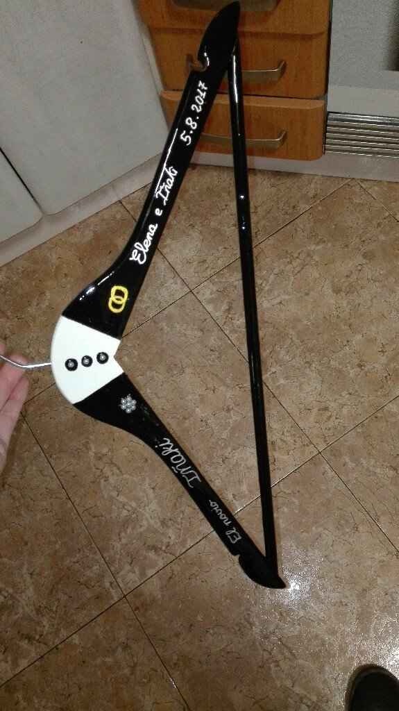 Mi primera manualidad. perchas!!! - 1