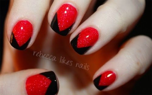 1.Uñas rojas