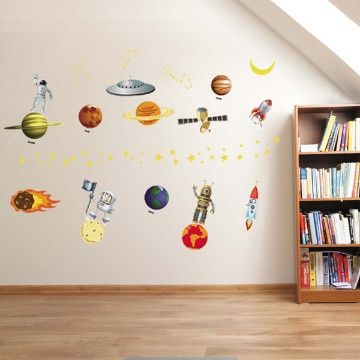 decoración  sistema solar