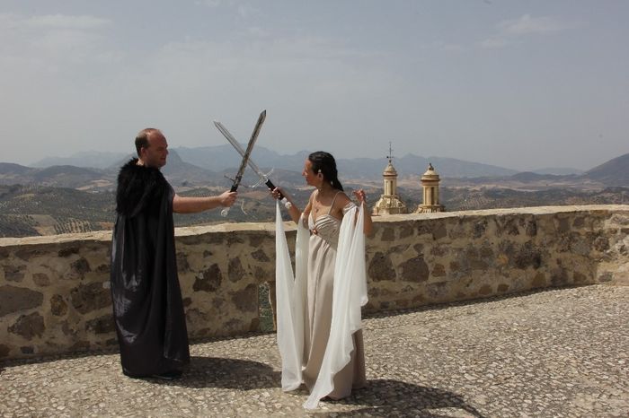 En el Castillo de Olvera
