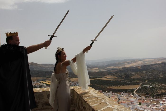 En el Castillo de Olvera