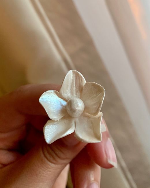 Tocado porcelana fría “hand made” 12
