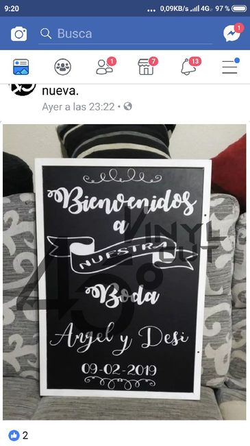 Cartel de bienvenida - 1