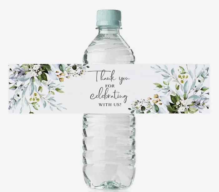 Botellas de agua ceremonia 1
