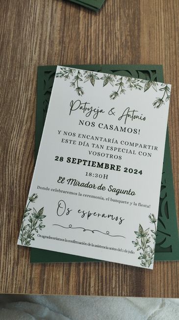 Invitaciones acabadas! 2