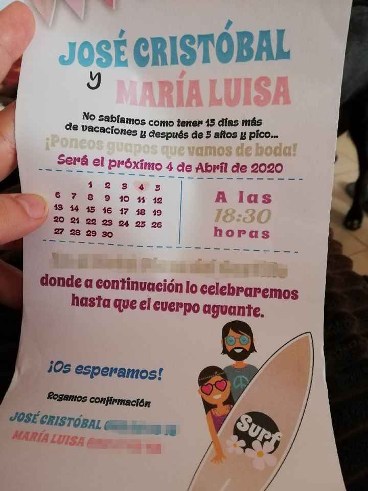 Nuestras invitaciones - 1