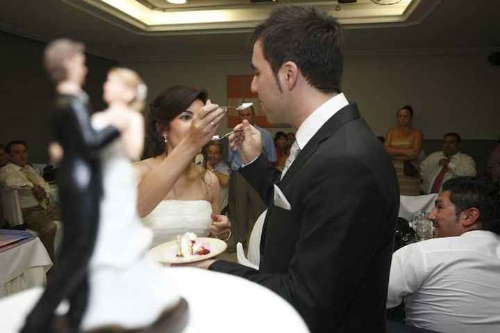 Con la tarta