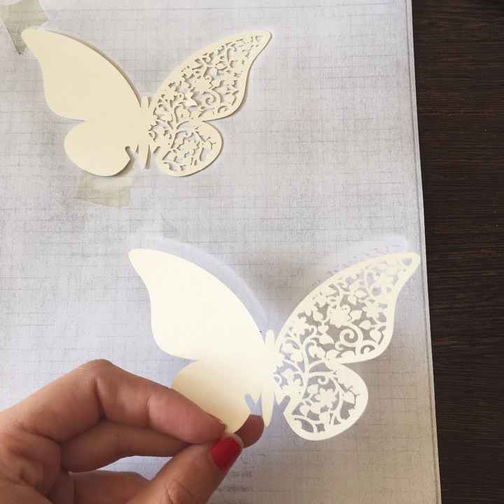 COLOCAR LAS MARIPOSAS
