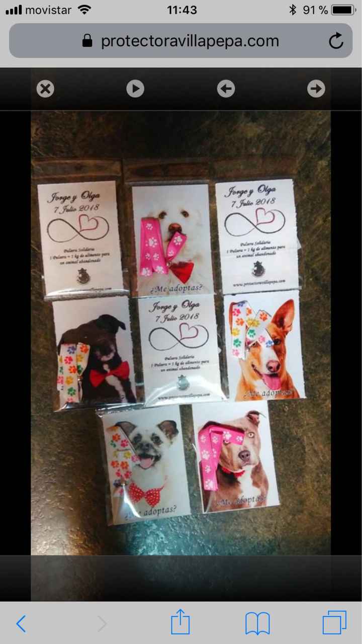  Busqueda de pulseras solidarias de protectoras. - 1